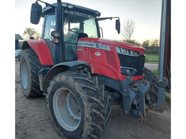 Tracteur Massey Ferguson 6715 S – 150 ch – 2019 – 2 900 h
