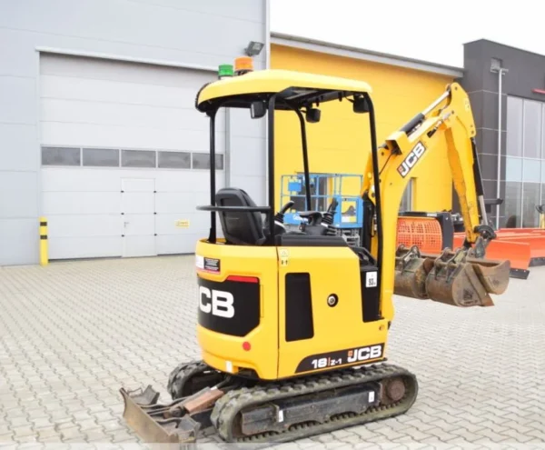 Mini-pelle JCB 18Z-1 (2020) – 1,7 t – Très bon état