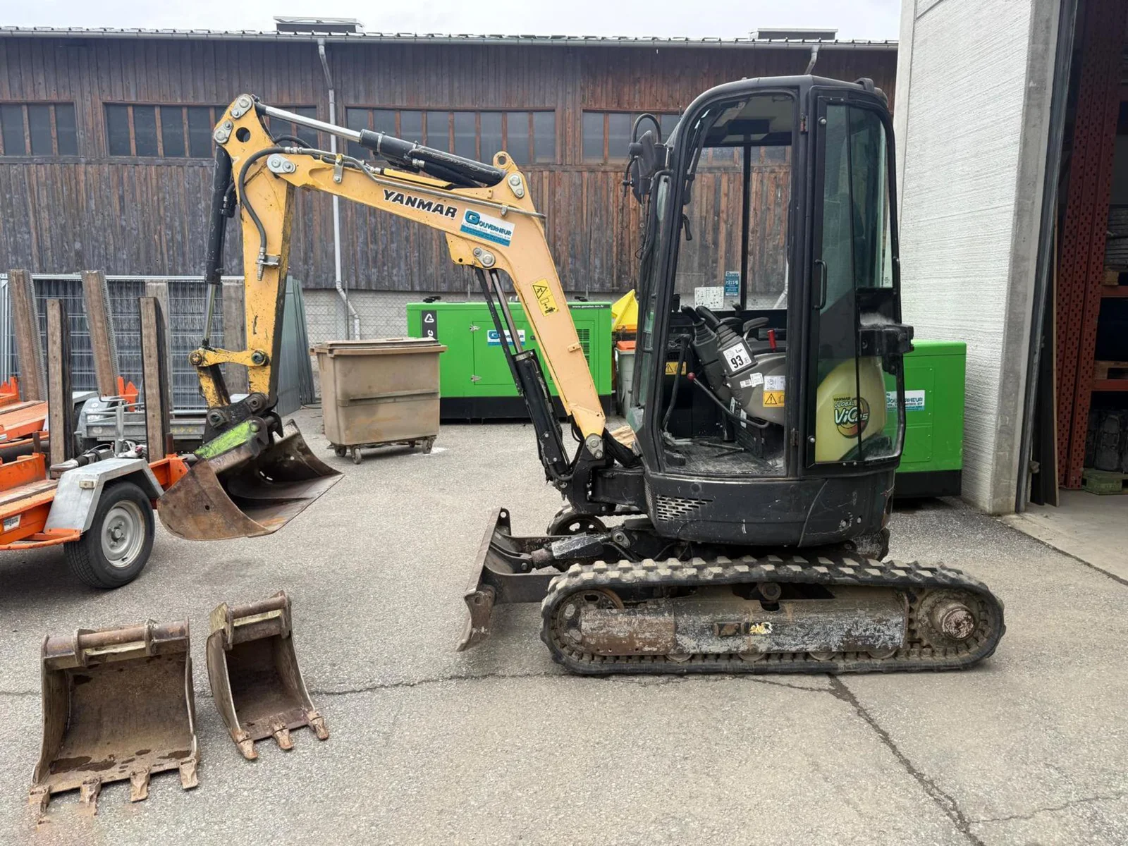 Mini-pelle Yanmar VIO25-4 – 2016