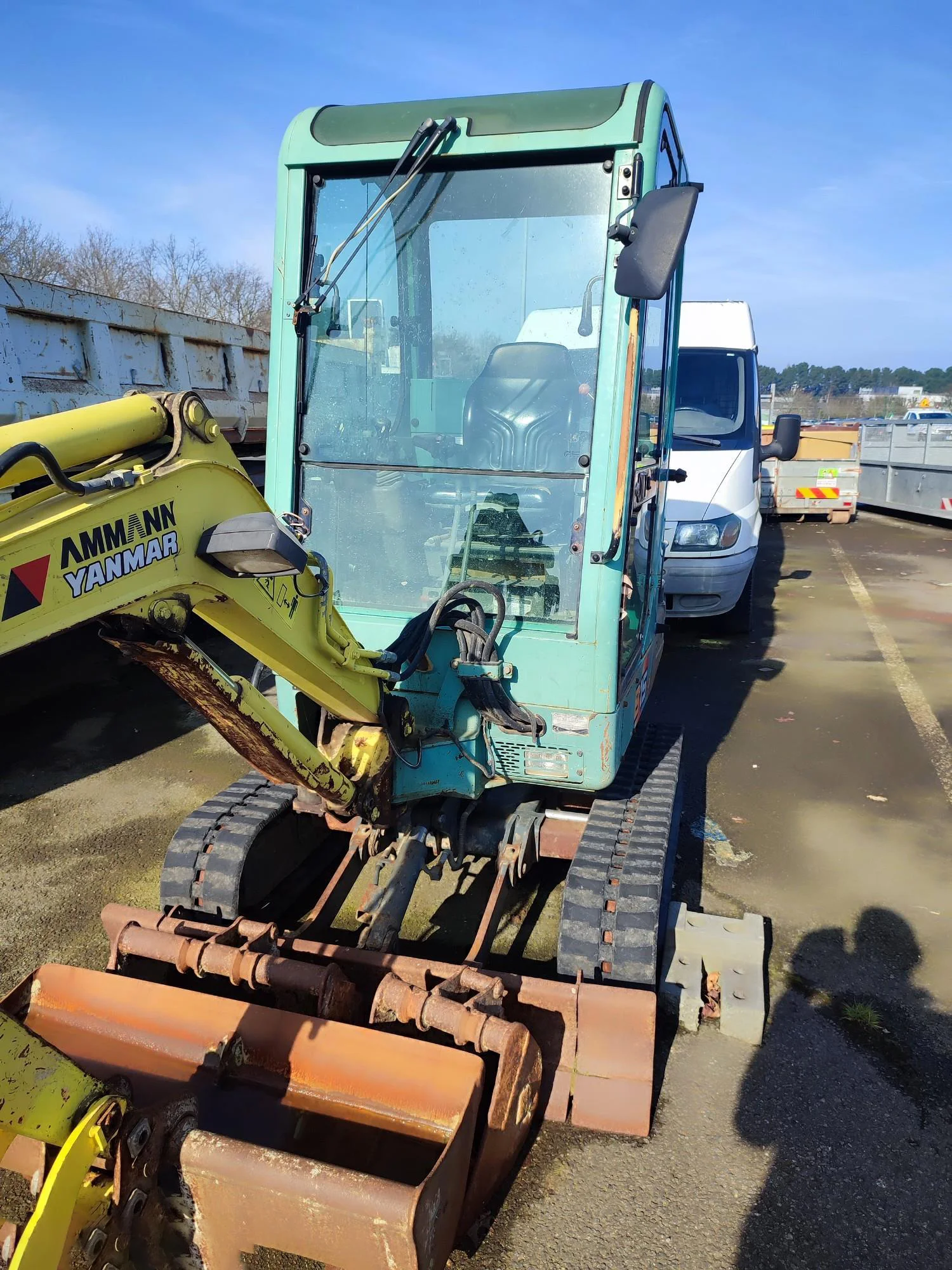 Mini-pelle à chenilles Ammann-Yanmar B15EX – 2002 – Image 3