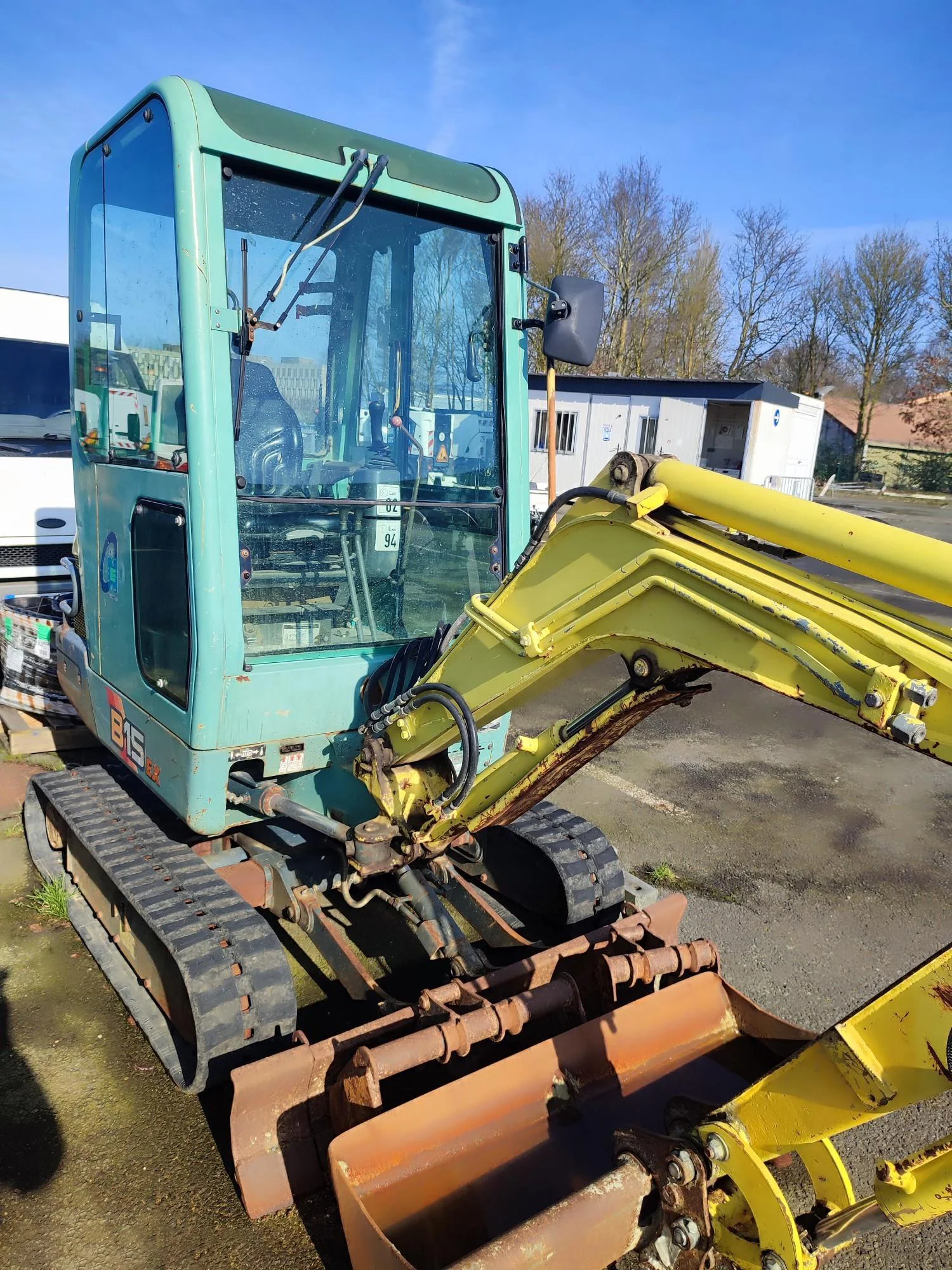 Mini-pelle à chenilles Ammann-Yanmar B15EX – 2002 – Image 4