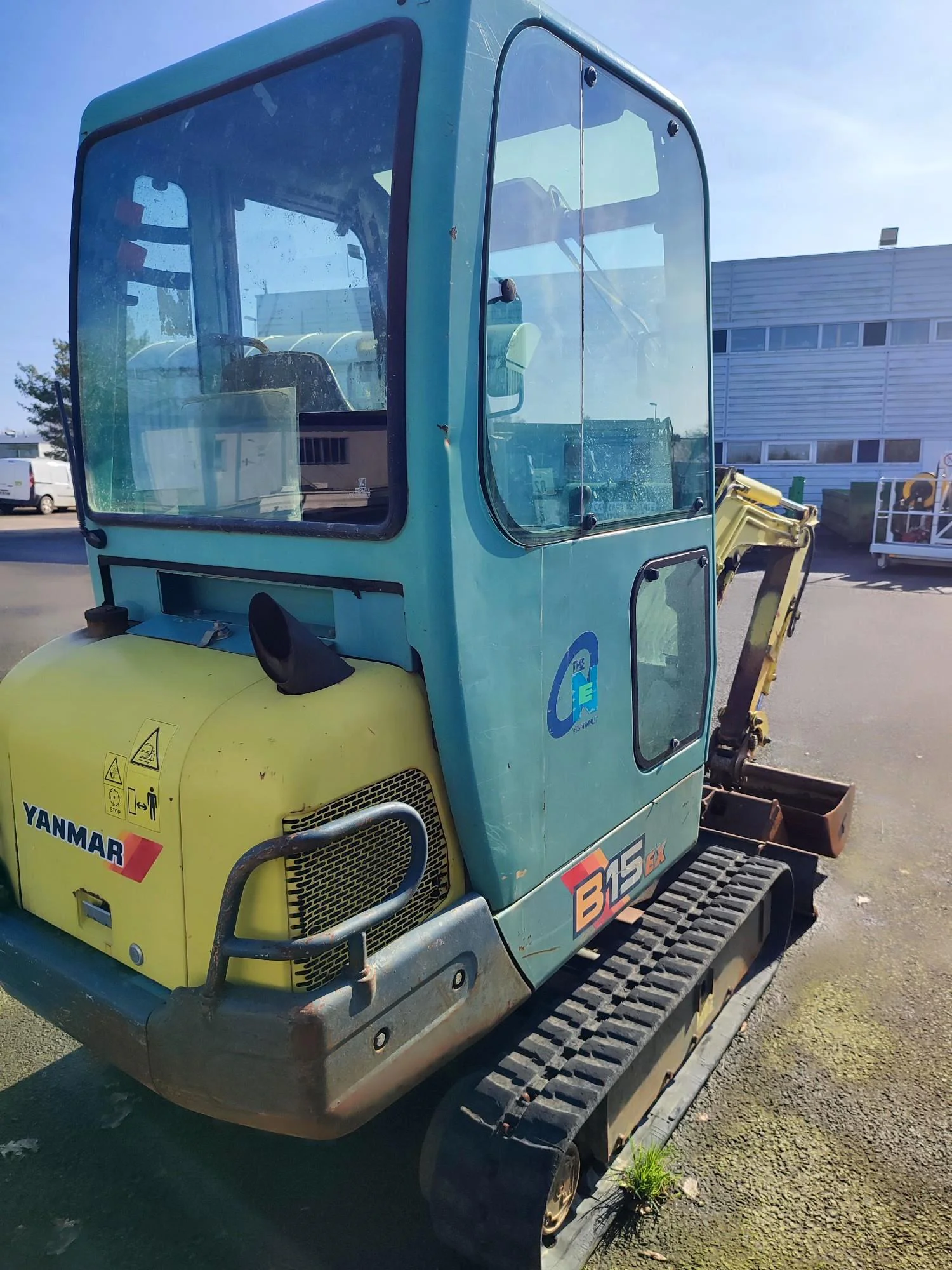 Mini-pelle à chenilles Ammann-Yanmar B15EX – 2002 – Image 6