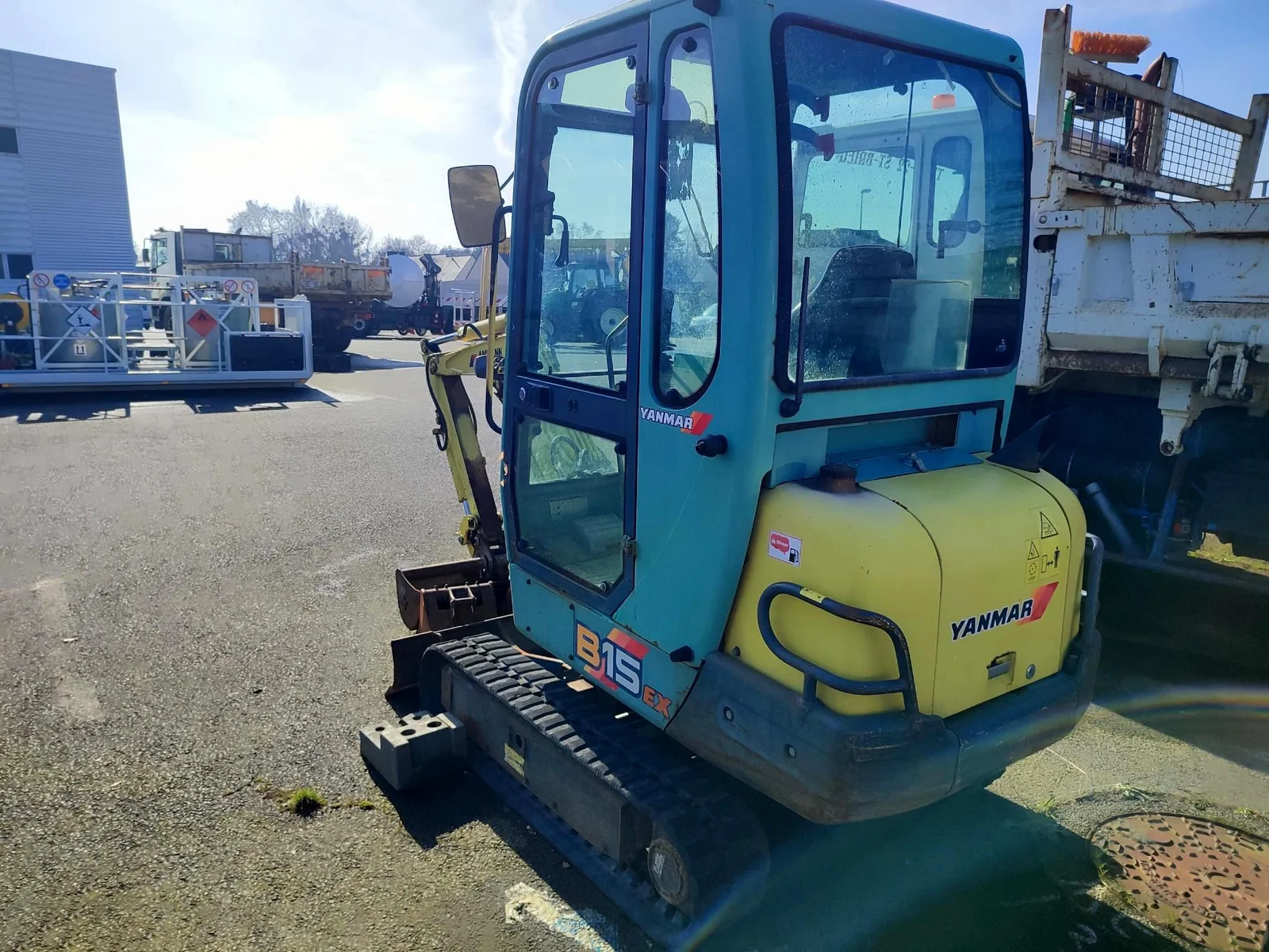 Mini-pelle à chenilles Ammann-Yanmar B15EX – 2002 – Image 7