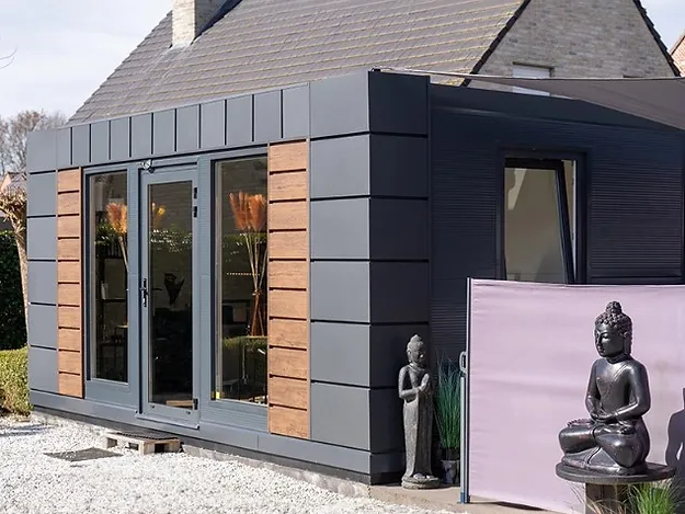 Conteneur Maison / Bureau 6×3 mètres modèle Stockholm avec sanitaires et cuisine – Image 2