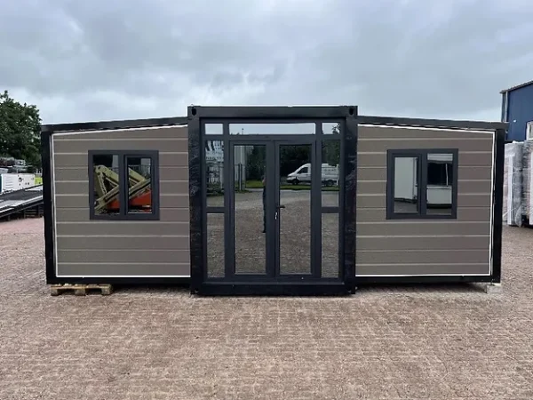 Conteneur Tiny House XXL / Chalet de luxe pliable - 40 pieds / 12 mètres