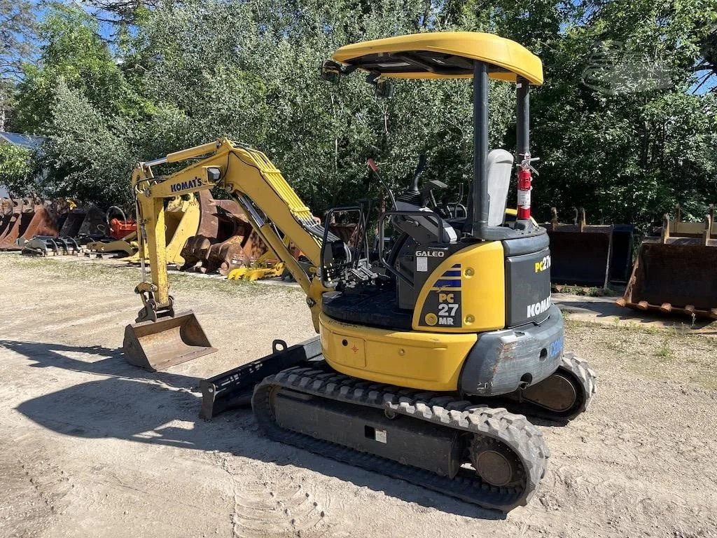 KOMATSU PC27MR-2 + 4 GODETS – Mini Pelle 3T – Image 2