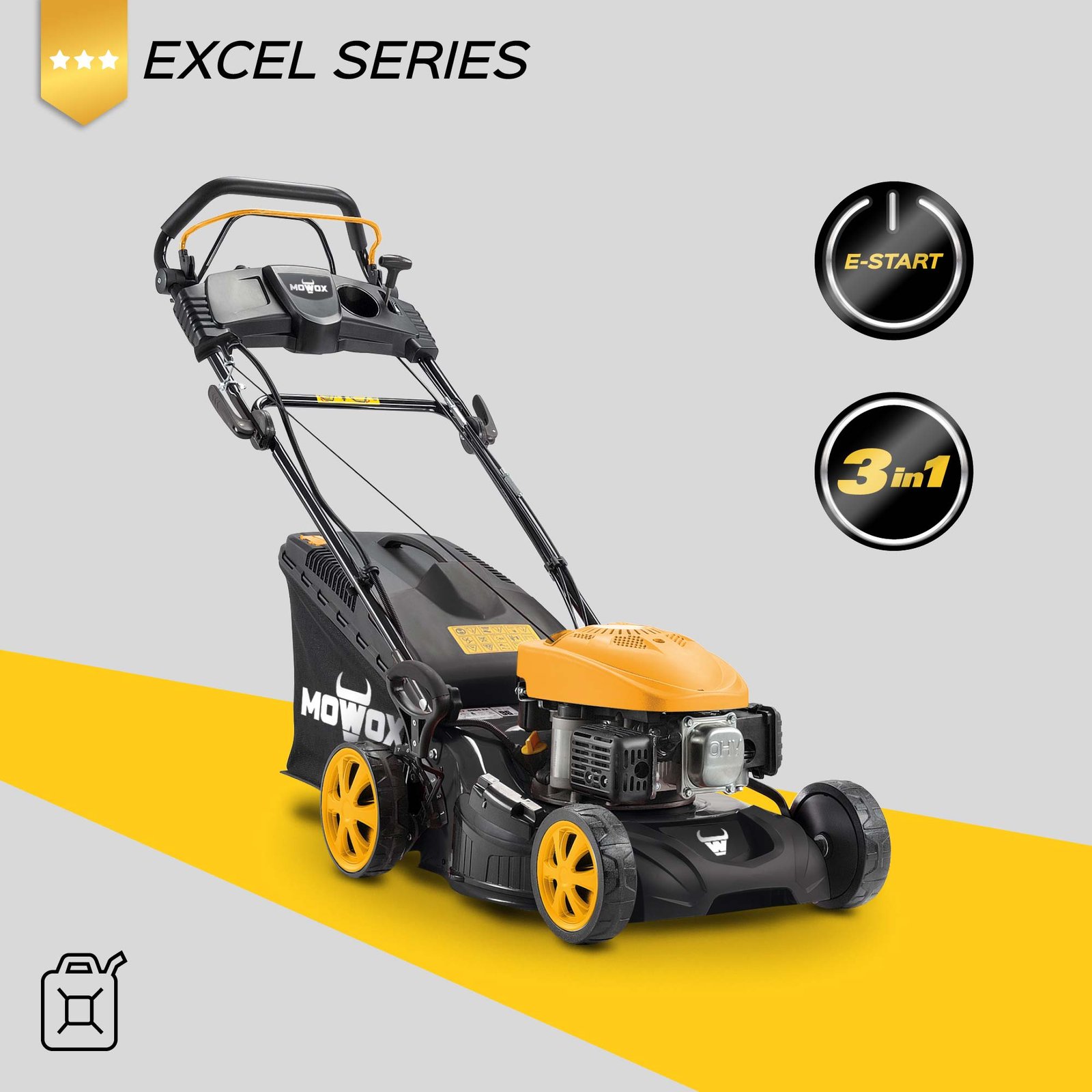 Tondeuse à essence tractée MOWOX® PM 4335 SE – Série Excel – Image 7