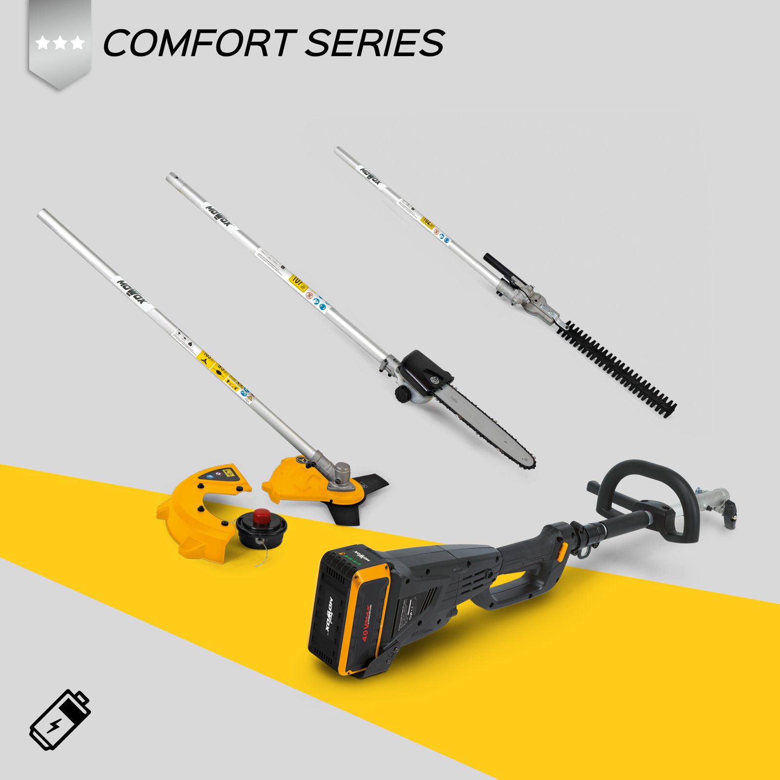 Mowox® EBC 40 Li MT-Set – Multi-outil à batterie 4 en 1 – Image 8