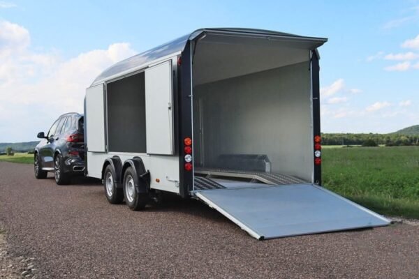 Remorque fermée aluminium & fibre CUNI ONNE ROCKET XL