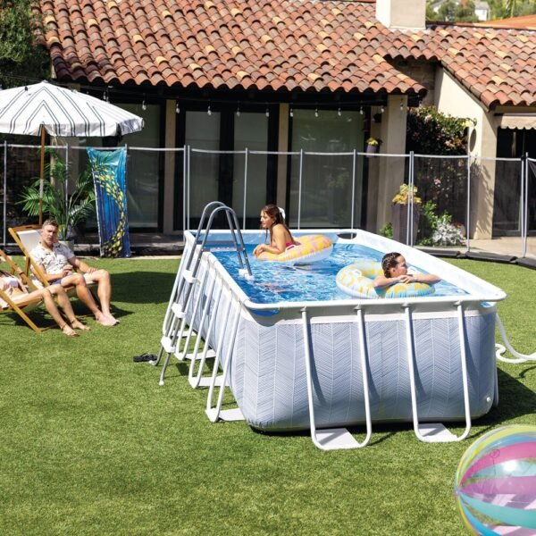 Piscine Chevron rectangulaire 4,00 x 2,00 x 1,00 m