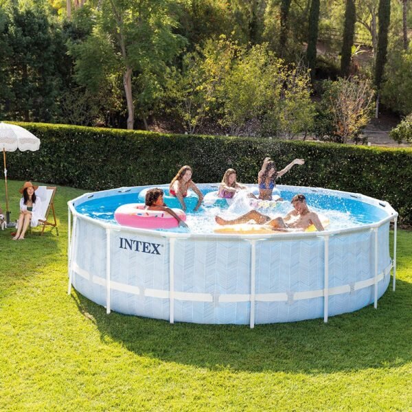 Piscine Chevron ronde 4,88 x 1,22 m