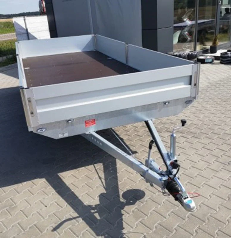 Remorque plateau LIDER – Roues dessous – Double essieu freinée – Image 2