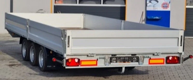 Remorque plateau LIDER – Roues dessous – Double essieu freinée – Image 5